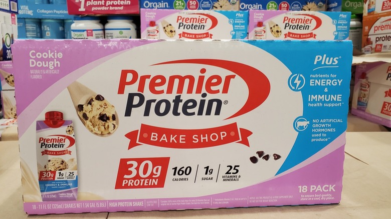 Premier Protein cookie dough shakes at Costco