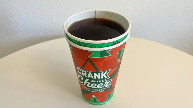 Side view of an Americano