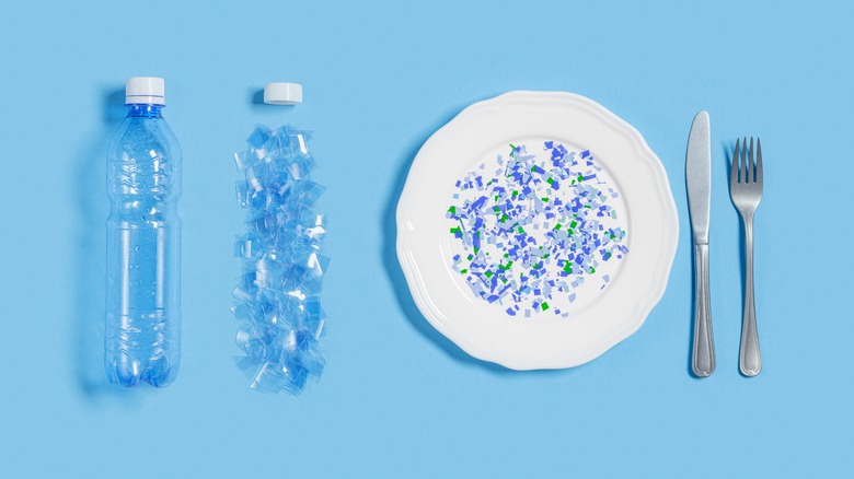 Microplastics in food