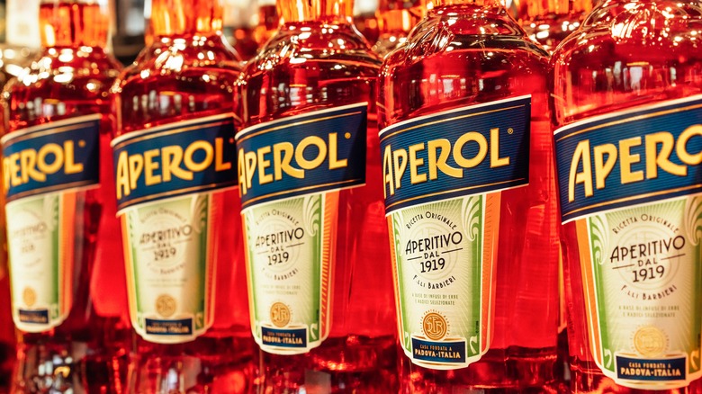 bottles of Aperol