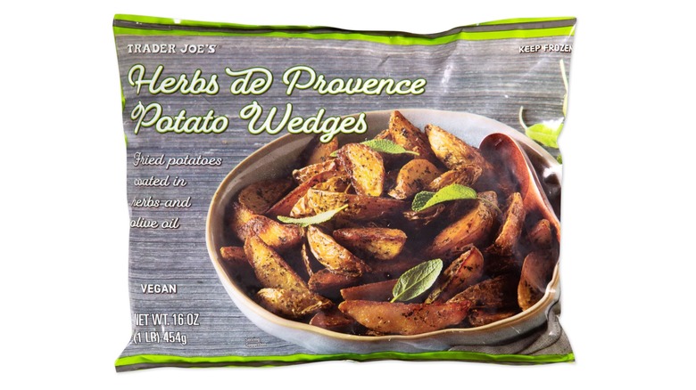 Stock image of Trader Joe's Herbes de Provence Potato Wedges