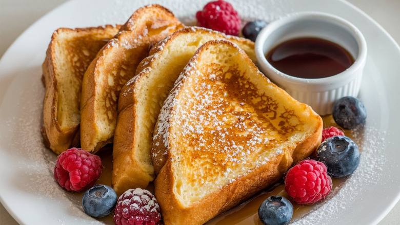 French toast on a plate