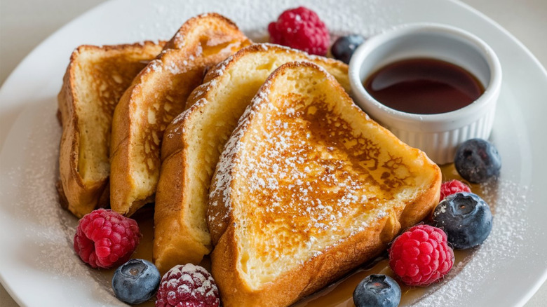 French toast on a plate