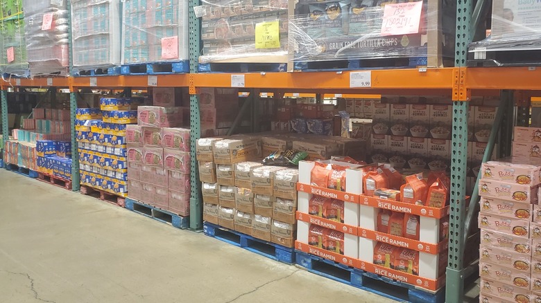 Various dry goods at Costco
