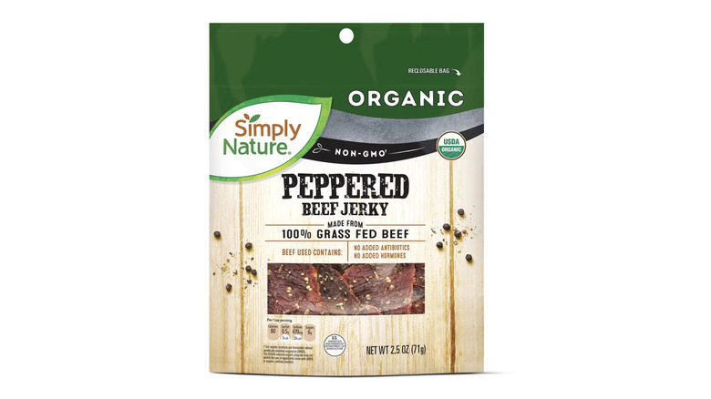 Aldi's simply nature beef jerky