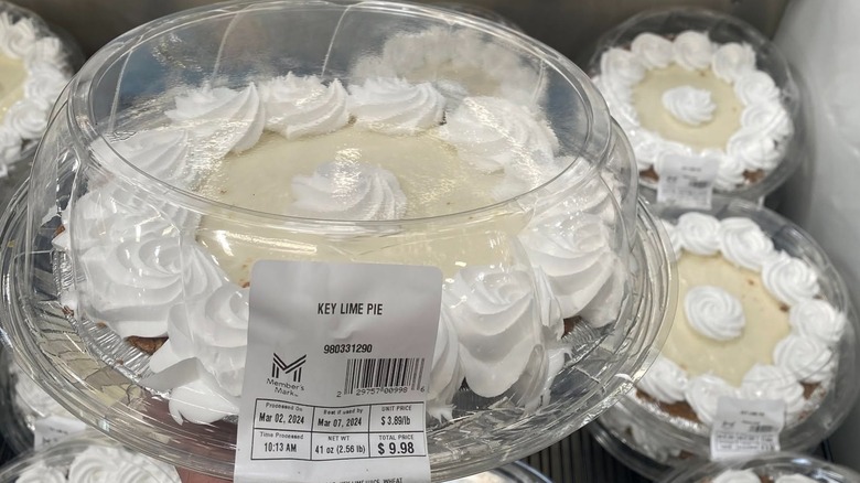 Display of Member's Mark Key lime pies