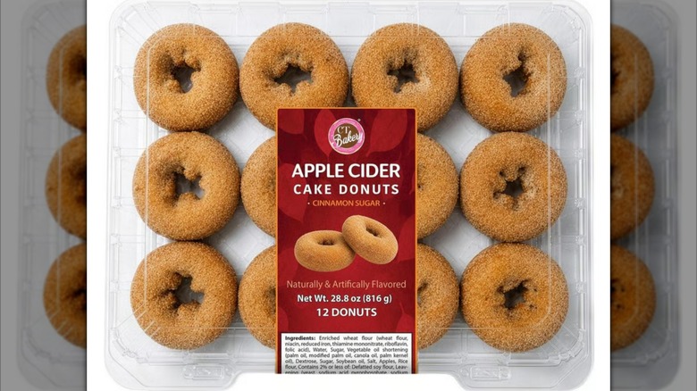 Package of CT Bakery Apple Cider Cake Donuts on white background