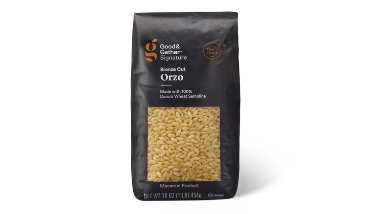 Good & Gather Orzo on white background