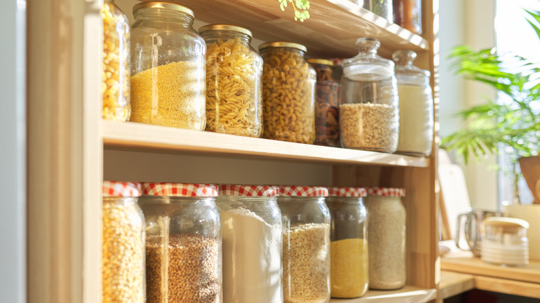 Items in a pantry