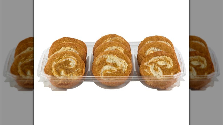Tray of Member's Mark Pumpkin Cream Cheese Blondies from Sam's Club