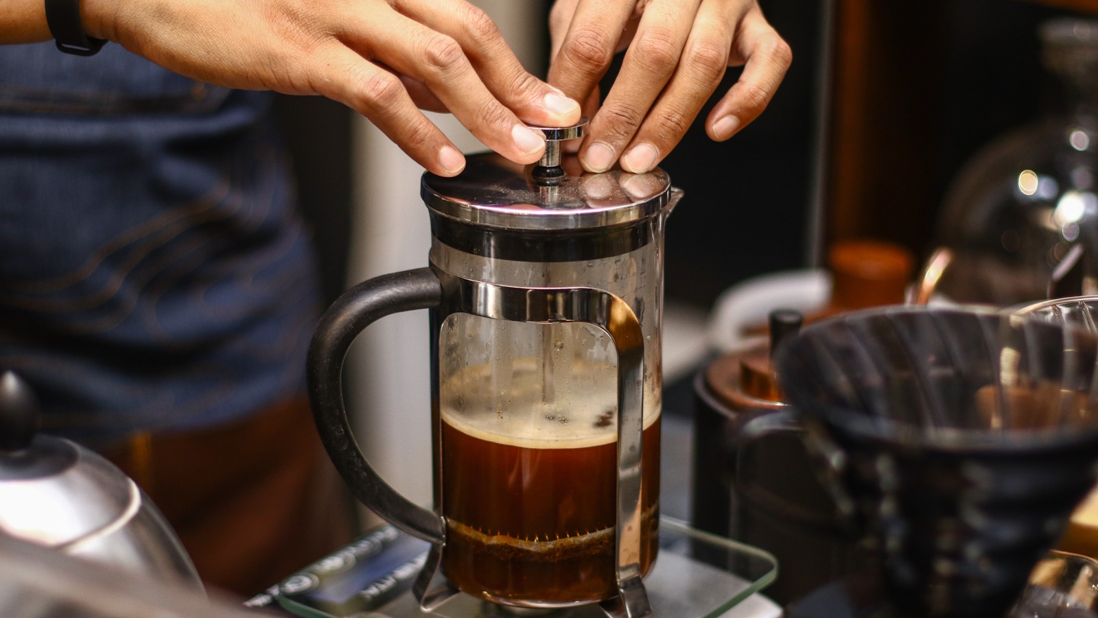  Mr. Coffee Technique + Taste Electric French Press and Hot  Water Kettle: Home & Kitchen