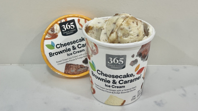 Whole Foods 365 Cheesecake, Brownie & Caramel ice cream pint