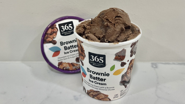 Whole Foods 365 brownie batter ice cream pint