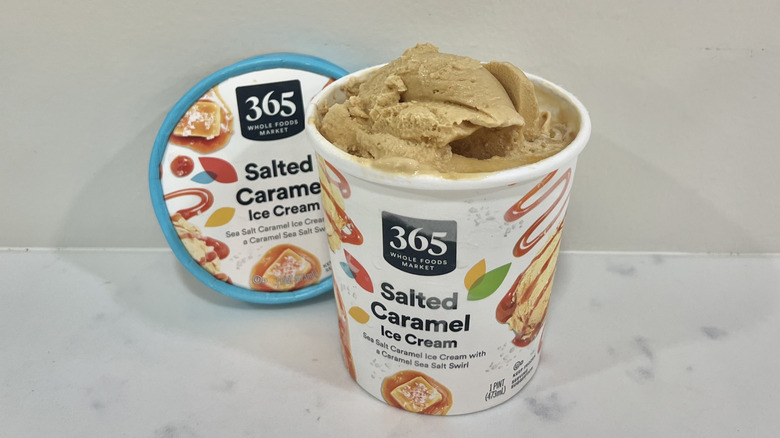 Whole Foods 365 salted caramel ice cream pint