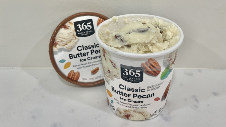 Whole Foods 365 classic butter pecan ice cream pint