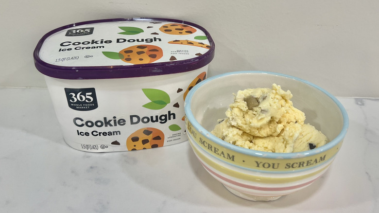 Whole Foods 365 cookie dough ice cream pint