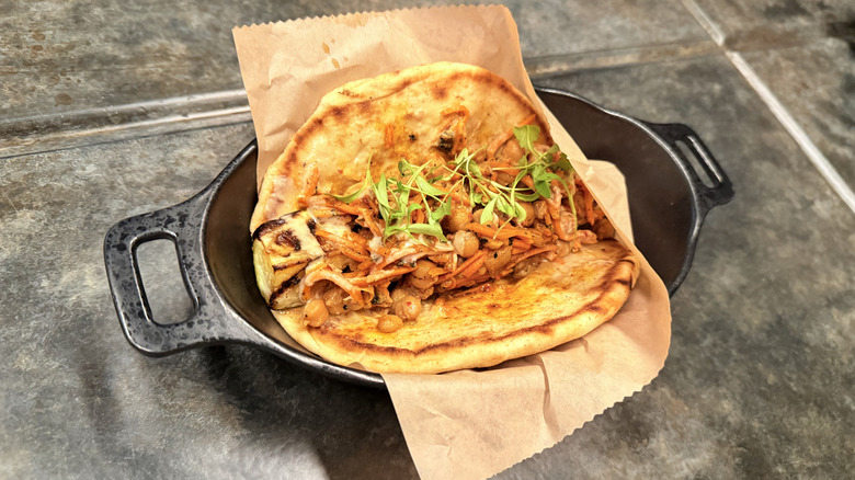 Zucchini Wrap from Ronto Roasters on table