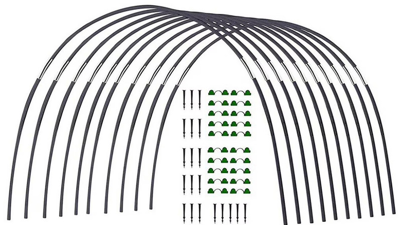 Product image of garden hoops with attachment clips