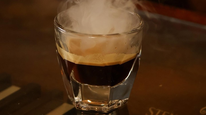 Smoked Maple Cortado at Pioneer Coffee Roasters