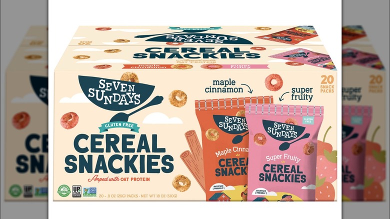 A package of Seven Sundays Cereal Snackies Variety Pack