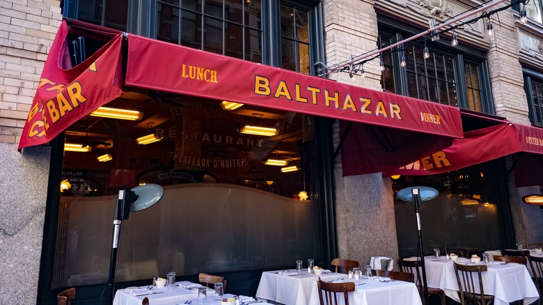Balthazar restaurant exterior