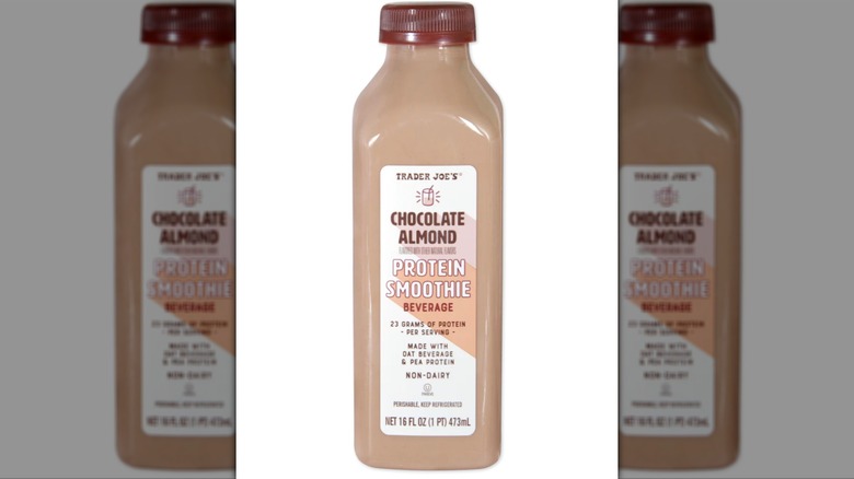 Bottle of Chocolate Almond Protein Smoothie Beverage