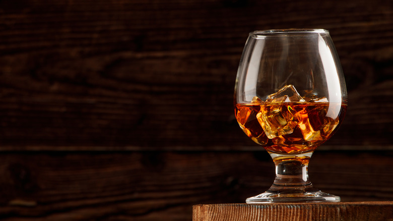 Rum in a glass