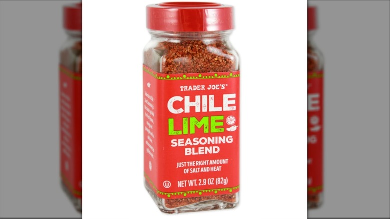 Jar of Trader Joe's Chile Lime Seasoning Blend