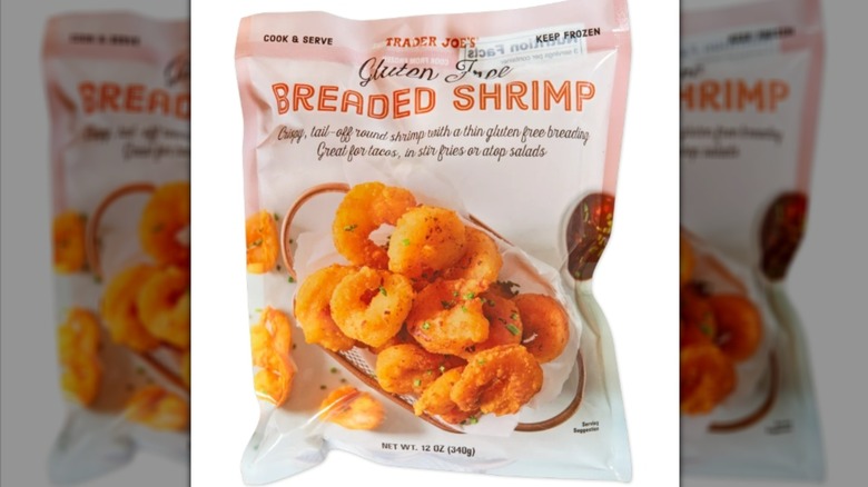 Package of Trader Joe's Gluten-Free Breaded Shrimp