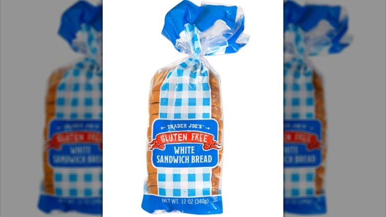 Package of Trader Joe's Gluten Free White Sandwich Bread