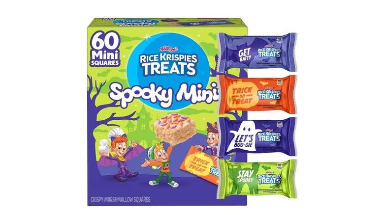 A package of Rice Krispies Treats with individual packs for Halloween