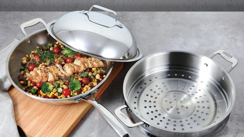 Three-piece wok set at Costco