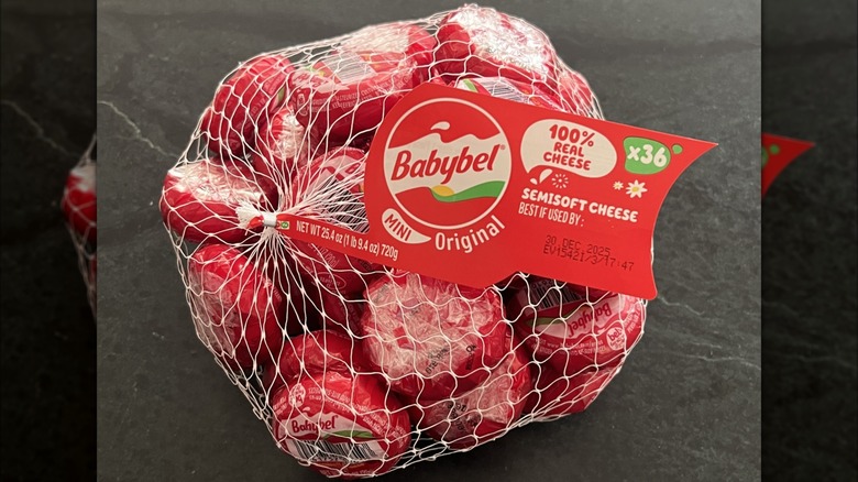 A 36-count bag of Babybel Mini Snack Cheese from Costco
