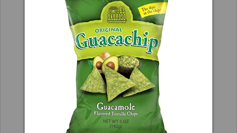 A bag of El Sabroso Guacachips