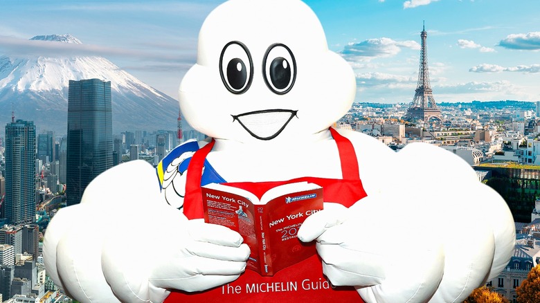 Michelin mascot tokyo and paris