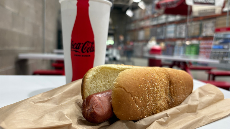 Costco's hot dog and drink