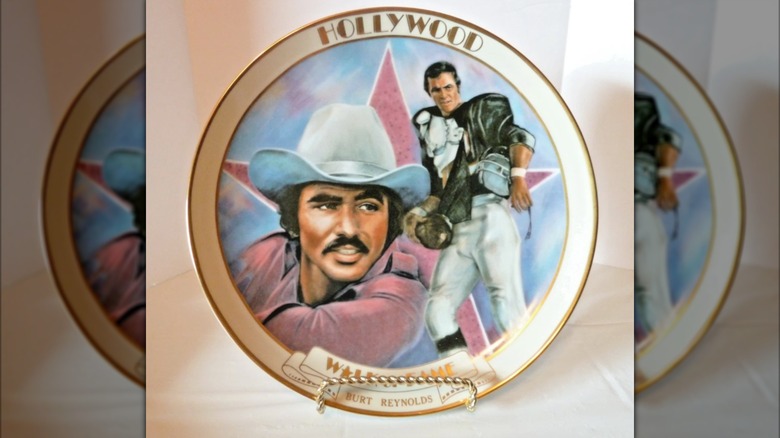 Decorative antique Burt Reynolds plate