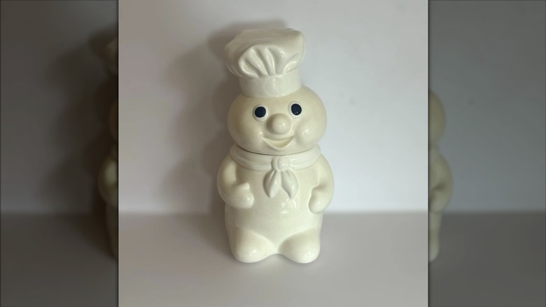Vintage Pillsbury Doughboy ceramic cookie jar