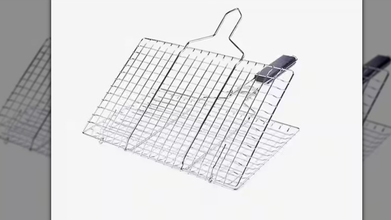 UUDULY Stainless Steel Fish Grill Basket