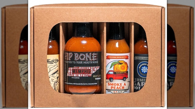 The California Hot Sauce Solutions Grill Master gift set in a box