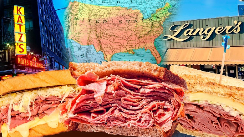 pastrami sandwiches and locations