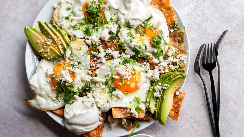 plate of Chilaquiles