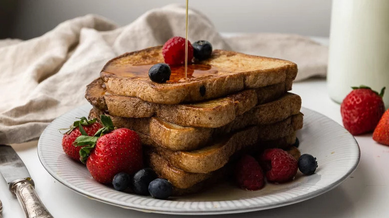 plate of  Dairy-Free French Toast