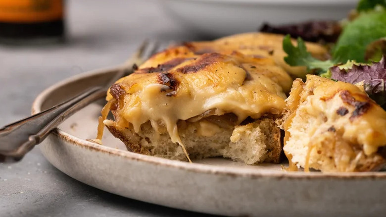 plate of Welsh Rarebit
