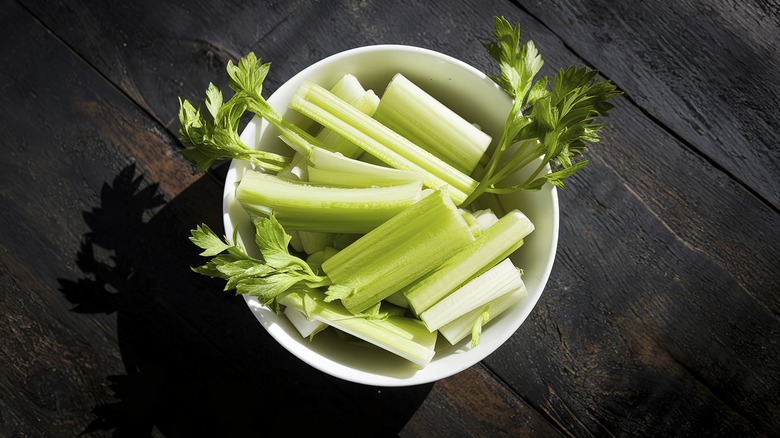 Bowl of celery