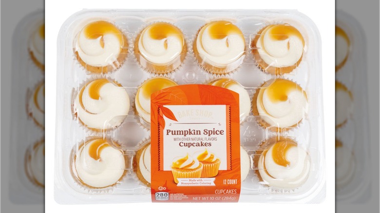 Aldi Bake Shop Mini Pumpkin Spice Cupcakes