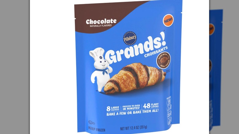 Package of Pillsbury Grands! Chocolate Croissants package