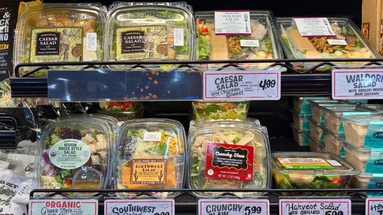 Prepared food aisle at Trader Joe's