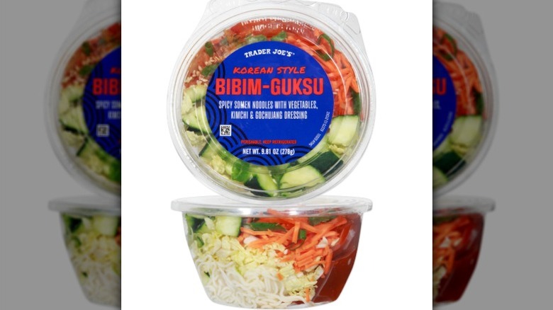 Bibim-Guksu on white background