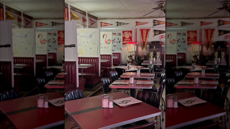 Interior of South Side Soda Shop in Indiana